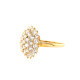 Pre Owned 14ct CZ Cluster Ring ZN232 Pre Owned 14ct CZ Cluster Ring ZN232
